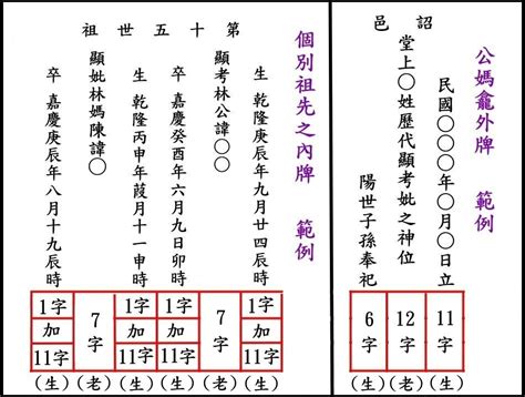 公媽牌位|歷代祖先牌位書寫指南：完整教學，避免犯錯，尊重傳統